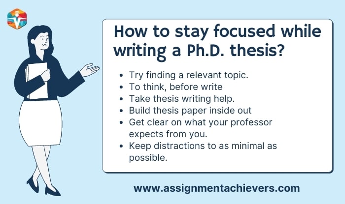 How to stay focused while writing a Ph.D. thesis?